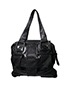 Crossword Mesh Bag, back view